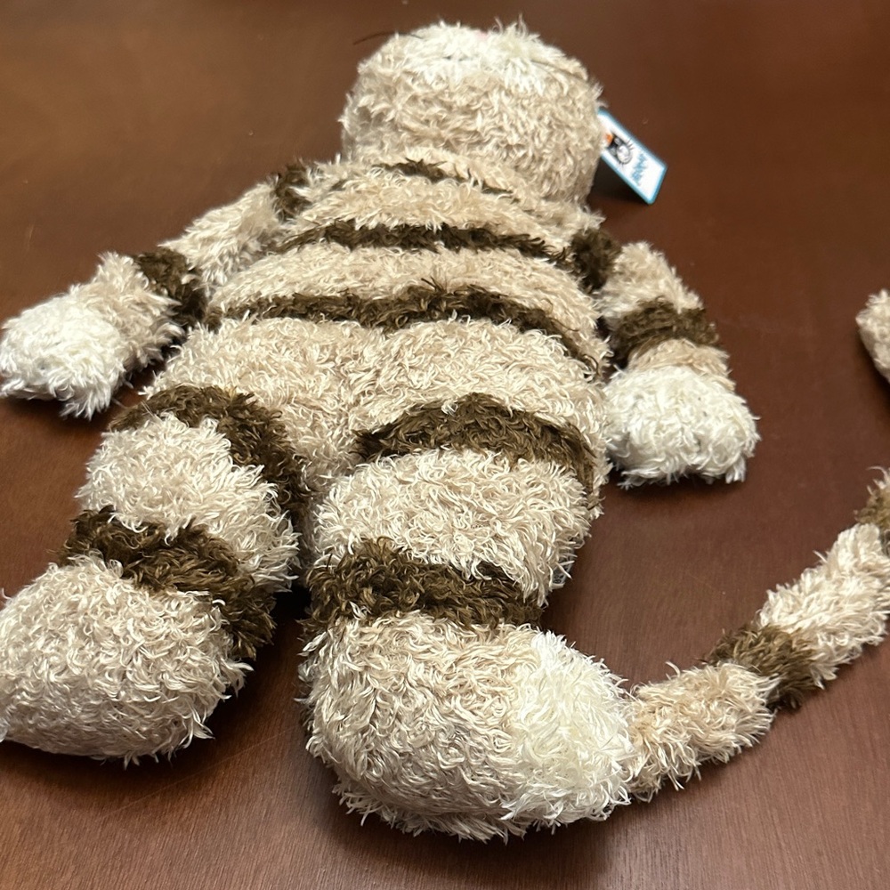 NEW Jellycat Medium Bunglie Kitten Cat Plush Cream & Brown Stripe - Picture 6 of 10